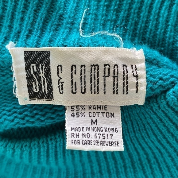 SK and Company women’s Boho chic cottage core cozy 90s vintage sweater size M - Picture 5 of 7